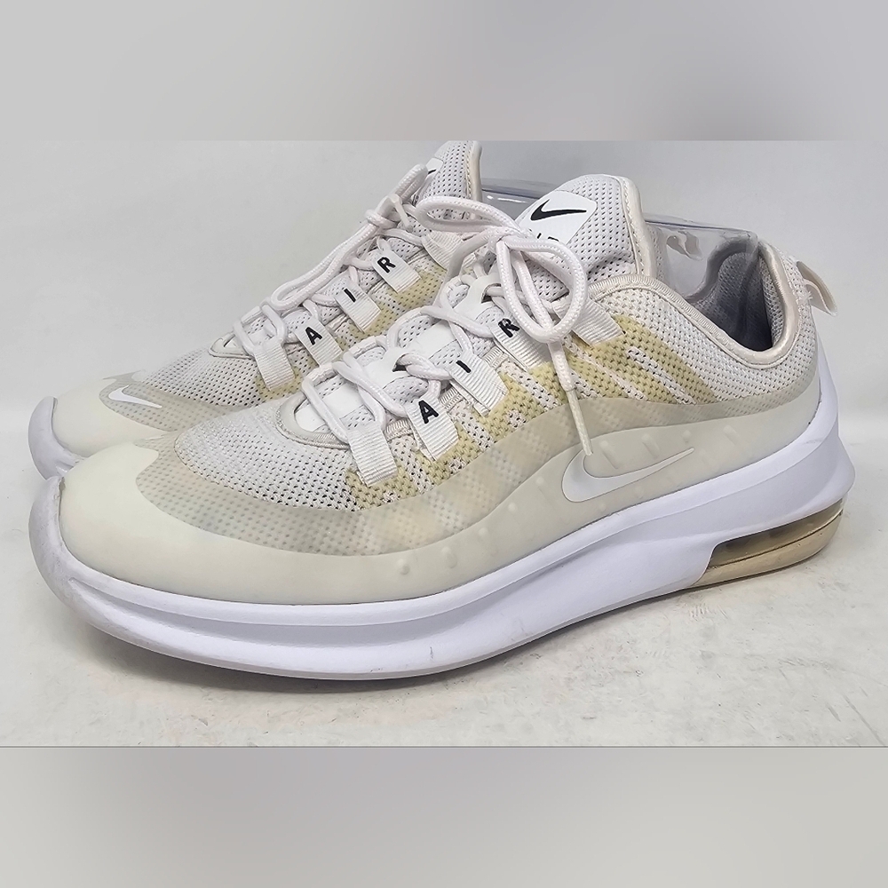 Nike Women's Air Max Axis Triple White Athletic Sneakers SZ 8.5 Style AA2168-100 - Picture 1 of 16